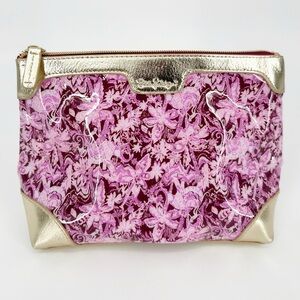 LILLY PULITZER Mulberry Wild Ride Zip Top Pouch/Clutch NWOT